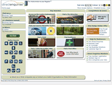 Tablet Screenshot of motability.directenquiries.com